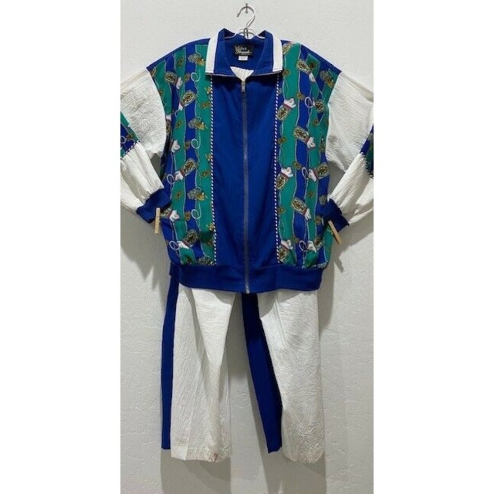 Womens Silver Threads 3-Piece Jacket & 2 Pant Set